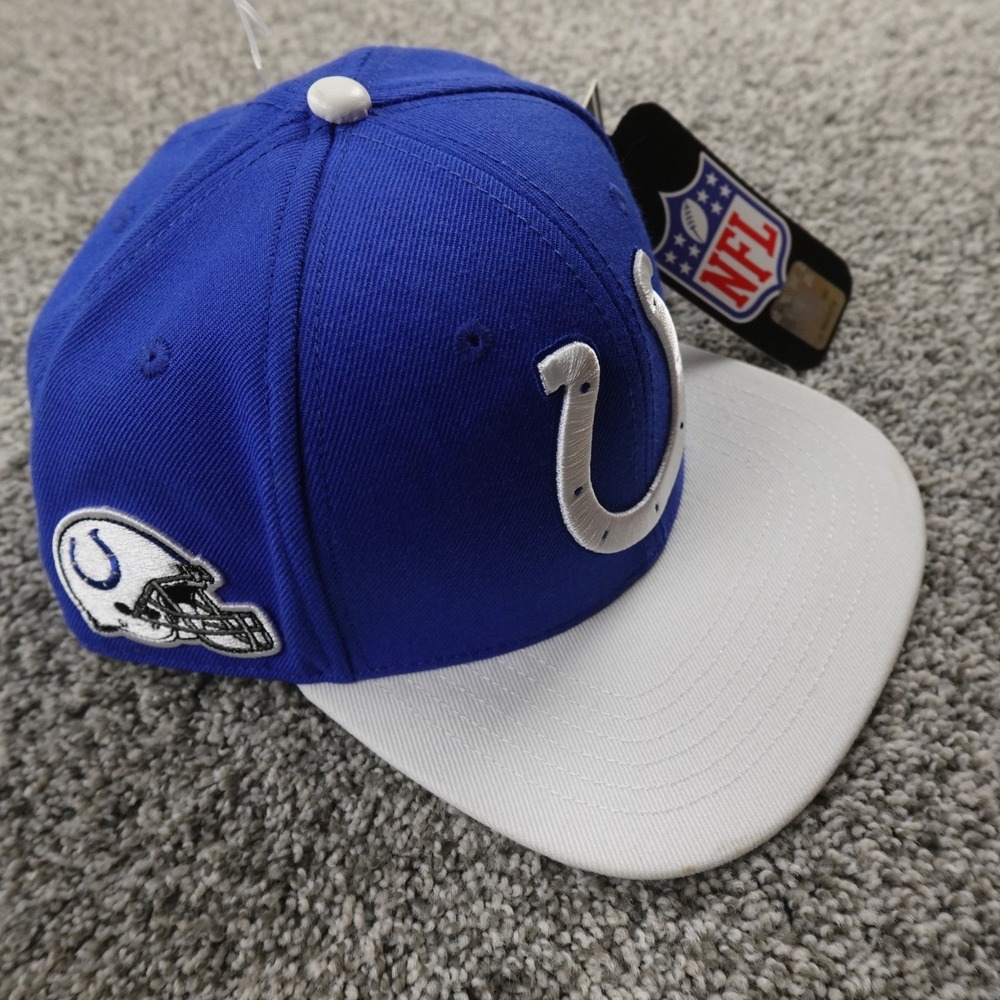 NEW Indianapolis Colts Hat Cap Strap Back Blue NFL Football Pro Standard Mens